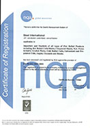 ISO Certificate - Steel International